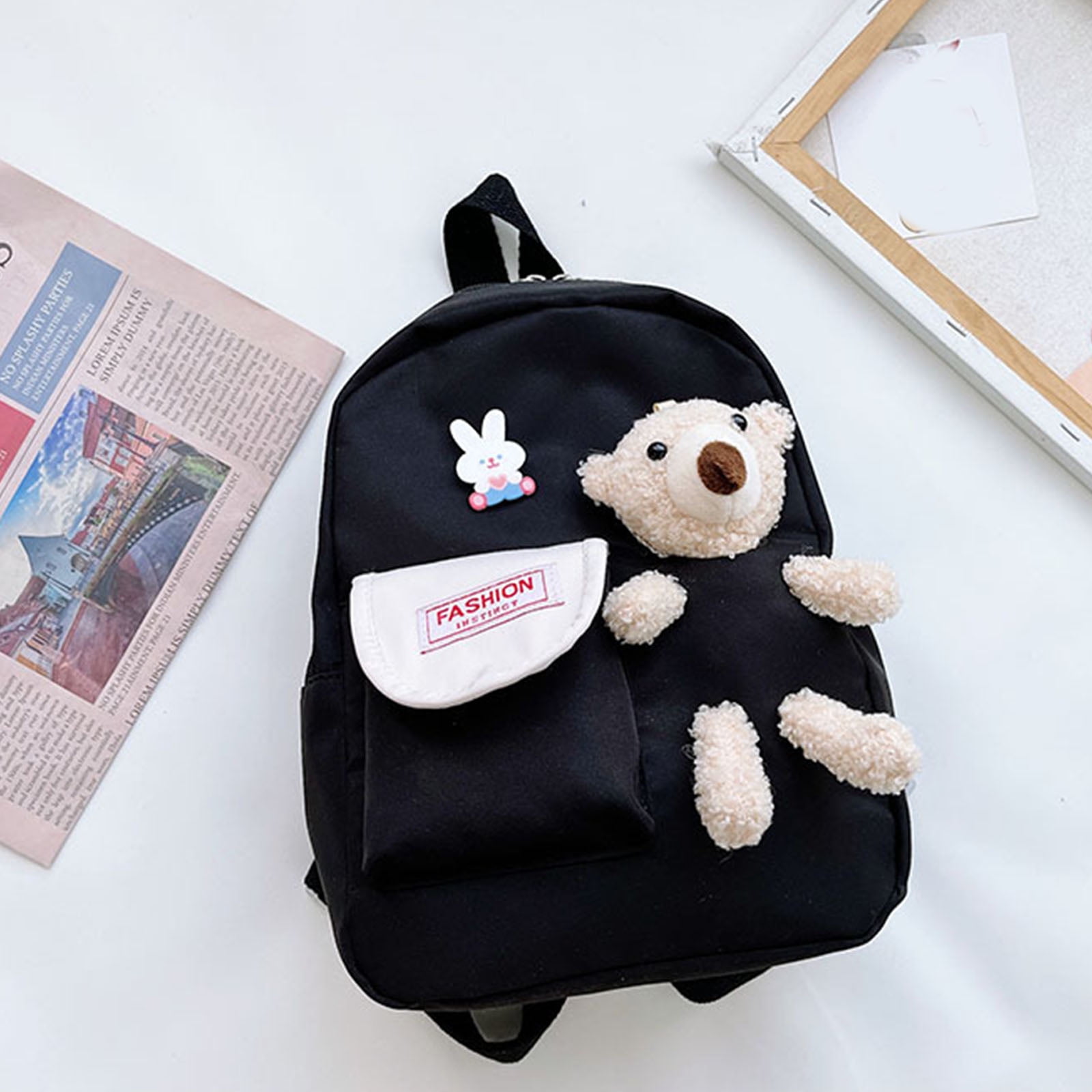 Teddy Bear Backpack For Girls And Boys, Cute Accessory With Cartoon  Character, Schoolbag For School And Kindergarten, 40 Cm, Birthday And  Christmas Gi