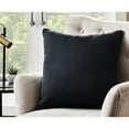 thumbnail image 3 of Renwil Cruise 22x22" Square Modern Fabric Decorative Pillow in Dark Gray, 3 of 8