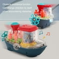 thumbnail image 4 of Transparent Gear Ship Toy, Endless Fun Obstacle Avoidance Light Up Transparent Toy Ship  for Kids, 4 of 7