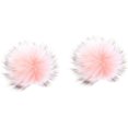 thumbnail image 1 of LAICAIW 2pcs Fastener with Scarves Comfortable Faux Pompom Fluffy Clothes Shoes Fur Accessory for Hats Snap, 1 of 7