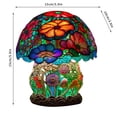 thumbnail image 2 of Maojin Decoración de escritorio de lámpara de mesa de planta de resina pintada, 2 of 4