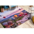 thumbnail image 2 of Cappadocia Rug, Colorful Rug, Air Balloon Landscape Rug, Stair Rugs, Urgup Rug, Living Room Rugs, Sunrise at Cappadocia Rugs, Printed Rugs, 3.3'x9.2' - 100x280 cm, 2 of 8