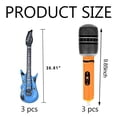 thumbnail image 5 of 4 Piezas Globos Inflables de Guitarra y Micrófono Guitarras Inflables Globos Inflables de Instrumentos Musicales Accesorios Inflables para Fiestas Juguete Inflable de Estrella de Rock para Adultos y, 5 of 5