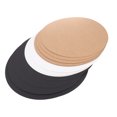 thumbnail image 4 of FENGGUIQU Kraft Paper Cards 60Pcs for Wedding Birthday and Christmas Crafts Making Round Cardstocks, 4 of 8