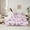 Purple, variant on Feelyou Blue Purple Butterfly Twin Bedding Sets 7pcs, Dreamy Animal Bedding Comforter Set