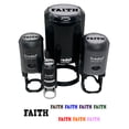thumbnail image 1 of Faith Fun Text Self-Inking Rubber Stamp Ink Stamper - Pink Ink - Small 3/4 Inch, 1 of 7