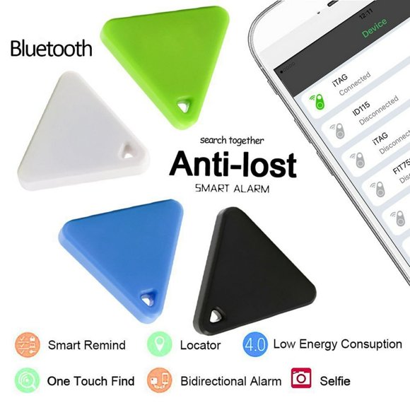 Portefeuilles de Téléphone Mobile Sans Fil Bluetooth Anti-Perte Alarme Étiquette Intelligente Traqueur GPS Localisateur de Clés Bidirectionnel Localisateur d'Animaux