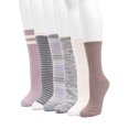 thumbnail image 3 of MUK LUKS Women's Fluffy Dream Crew Socks, 6-Pack, One Size, 3 of 5
