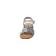 thumbnail image 3 of Laura Ashley Girl Ankle-Strap Flat Sandal w/ butterfly detail, 3 of 3