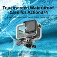 thumbnail image 3 of Underwater Camera Protective Dive Case For DJI ACTION4/3, Waterproof Housing Case Underwater Photography Housings Panoramic Camera Diving Shell, 3 of 13