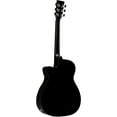 thumbnail image 4 of Rogue RA-090 Concert Cutaway Acoustic-Electric Guitar Black, 4 of 7