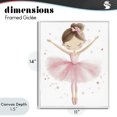 thumbnail image 4 of Stupell Industries Cottage Graceful Ballerina Pose White Framed Giclee Art, 11 x 14, by Creative Studio, 4 of 8