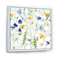 thumbnail image 3 of Designart 'Wildflowers Clover Bell and Chamomile II' Traditional Framed Canvas Wall Art Print, 3 of 5