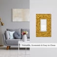 thumbnail image 5 of KLL Gold Glitter Pattern Electrical Outlet Covers, 3" x 5" 1 Pack Electric Receptacle Plug Covers for Decorator Receptacle Outlet & Switch-Style U, 5 of 6