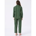 thumbnail image 4 of DARING DIVA Cotton Pajamas Button Down Pants Loungewear Set L Green, 4 of 7