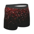 thumbnail image 4 of Uemuo Red Glitter1 Pattern Men's Boxer Briefs,Trunk Anti-Chafing,Comfortable, Durable, and Stylish Underwear-Small, 4 of 9