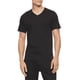 thumbnail image 2 of Camiseta Calvin Klein 100% algodón para hombre, paquete de 3, color blanco con cuello en V, 2 of 4