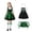 Green, variant on Zecgelong Girls German Dirndl Dress Oktoberfest Party Fancy Outfit Blue 3-4 Years