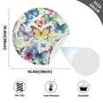 thumbnail image 2 of Ryvnso Watercolor Butterflies Round Plate Mats Dining Table Placemat Set of 4 for Holiday Decoration, 2 of 7