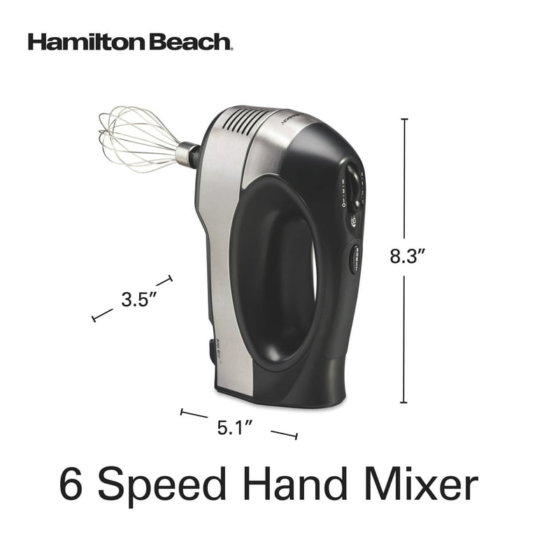 Hamilton Beach 6-Speed Electric Hand Mixer with QuickBurst, Bowl