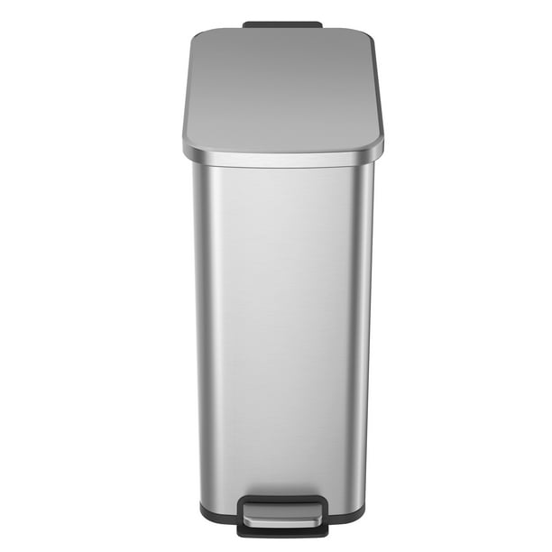 Better Homes & Gardens Kitchen Trash Can, 13.2 Gallon Stainless