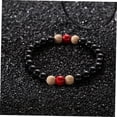 thumbnail image 6 of Toyvian Men's Multi-Color Beaded Elastic Bracelets Set of 1, Round Stone Beads for Casual and Everyday Wear, 6 of 8