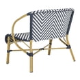thumbnail image 5 of Safavieh Dandra Outdoor Modern Herringbone Rattan Settee, 5 of 7