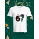 thumbnail image 1 of Funny 67 Number Christmas Element Printed Unisex T-Shirt Fashion Casual Top with Festive Atmosphere, 1 of 6