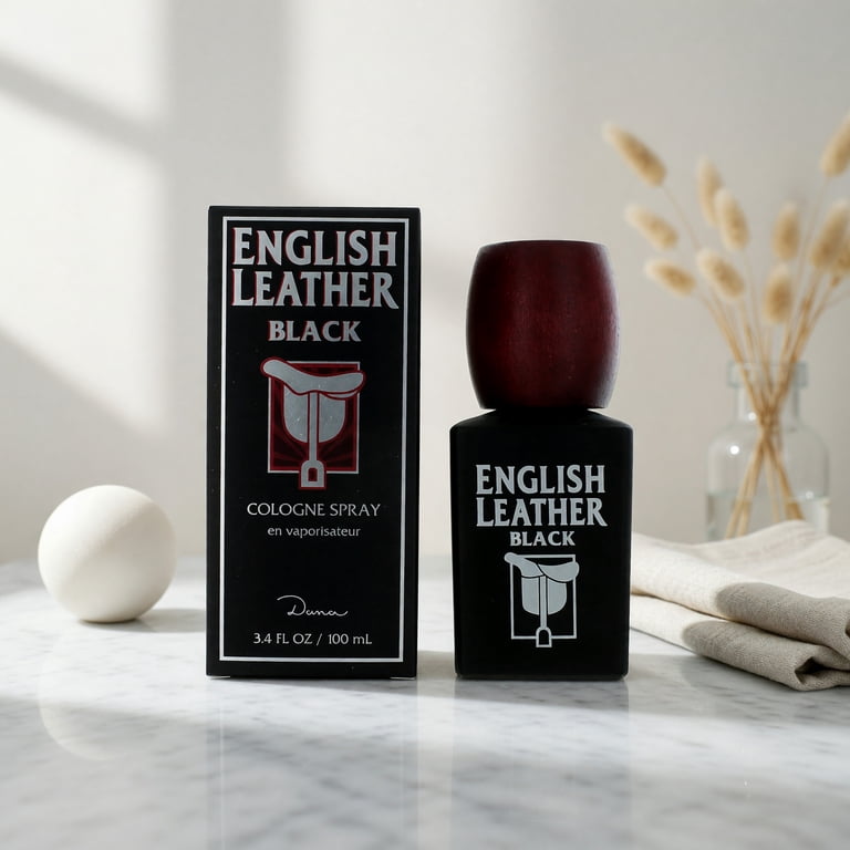 Dana English Leather Black 3.4 oz Cologne Spray for Men - Walmart.com