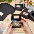 thumbnail image 3 of 20 Packs Kraft Paper Box 4x3.2x1.5 Inch Black Candy Gift Boxes Rectangle Treat Boxes with Clear Window, 3 of 6