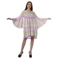 thumbnail image 4 of Moomaya Robe d'Été Dénudée Rose Clair pour Femmes Robe de Plage en Coton avec Manches Cloche - TG, 4 of 5