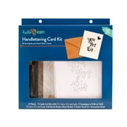 Hello Hobby Hand Letter Card Kit, 37 Pieces