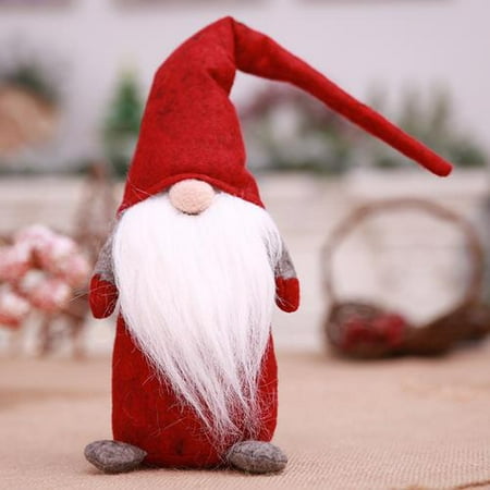 Christmas Decorations Forest Old Man Long Beard Doll Christmas