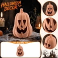 thumbnail image 4 of Halloween Pumpkin Decoration Rustic Clay Spooky Pumpkin Table Centerpiece Ornaments for Summerween Indoor Outdoor Home Party Porch Mante, 4 of 6