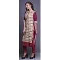 thumbnail image 3 of Bimba PrintedÂ&nbsp;KurtiÂ&nbsp;Summer Wear Kurta Straight Tunic Dresses For Women, 3 of 6