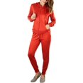 thumbnail image 5 of ToBeInStyle Women's French Terry Activewear Hooded Jacket & Pants, 5 of 7