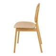 thumbnail image 4 of Beechwood and Rattan Dining Chair - Set of 2 - 19" x 23.5" x 33.5" - Beige, 4 of 10