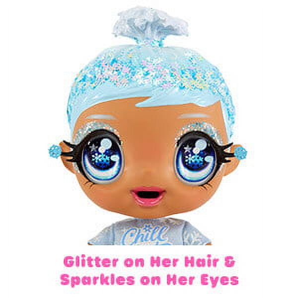 NEW Winter Snowflake Glitter. Chucky iridescent white and blue snowflake  mix.