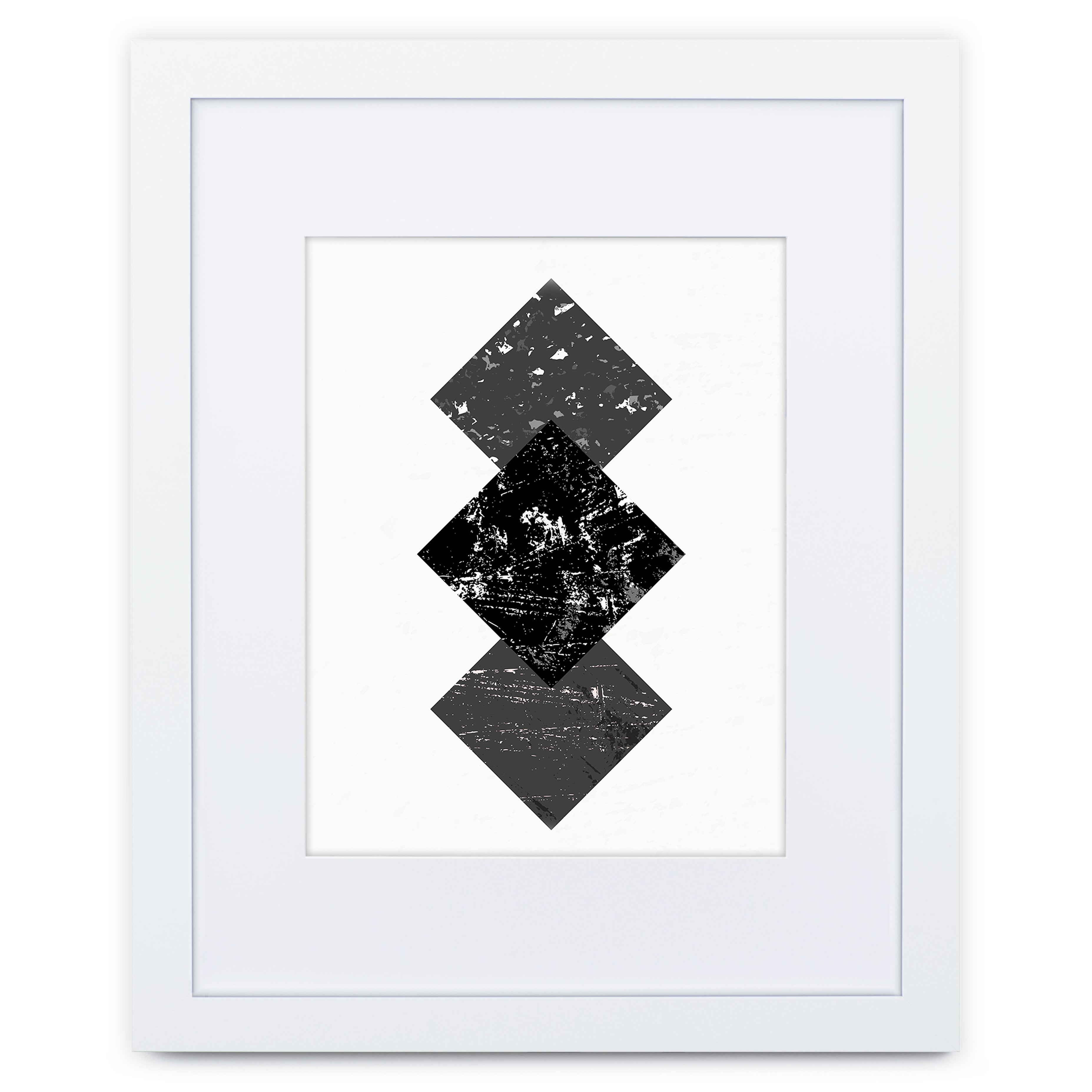 18x24 Picture Frame Matted for 12x18, White Wood Photo Frame Walmart