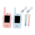 thumbnail image 2 of Walkie-talkies con vídeo para niños, paquete de 2, regalo de cumpleaños, radio, teléfono recargable, 2 of 9