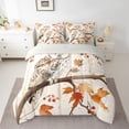 thumbnail image 2 of Manfei Wild Owl 7-Piece Bedding Comforter Set,Autumn Maples King Bedding Sets,Hello Fall Bed Sheets For Boys,Microfiber Bedroom Decor Reversible, 2 of 8