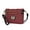 Burgundy, variant on MKF Collection Geneve Womens Crossbody Bag Faux Leather Gold Tone Details
