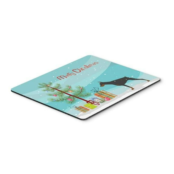 Carolines Treasures Doberman Pinscher Merry Christmas Tree Mouse Pad - Hot Pad or Trivet
