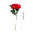 thumbnail image 3 of Arreglo de Flores de Rosas Artificiales | Ramo de rosas de seda sintética para decoración de bodas del Día de San Valentín | Rosa de simulación realista para decoración de fiesta de pared de oficina, 3 of 7