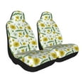 thumbnail image 2 of Sikiie Yellow Dandelions Car Seat Covers 2PCs Front Car Seat Covers Universal fit for Most Cars SUVs and Trucks-1, 2 of 9