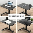 thumbnail image 4 of VIVO Adjustable Presentation Cart Tension Spring Sit-Stand Mobile Workstation, 4 of 8