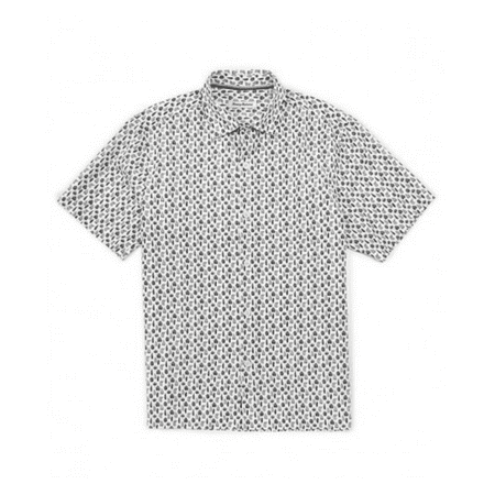 $125 Tommy BahamaBaja Mar Short-Sleeve Woven Shirt,XL/TG