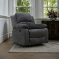 thumbnail image 2 of PonLiving Fabric Recliner Chair for Living Room, Drak Gray Double Recliner Chair for Living Room/Office/Theater Seating/Rv Seating, 2 of 5