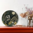 thumbnail image 5 of WOBOGO Extra Large Possum Wall Clock 10in Silent Mechanism Battery Operated Retro Style for Living Room Bedroom and Kitchen Gold Pointer, 5 of 10