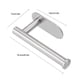 thumbnail image 4 of Soporte para Papel Higiénico ANGGREK Montaje en Pared Acero Inoxidable, 4 of 7
